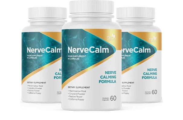 "Natural ingredients in NerveCalm supplement for nervous system support"